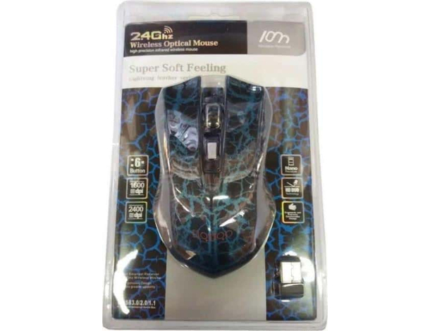 Mouse Ottico Wireless Senza Fili Gaming 5 Tasti Tasto DPI 2,4Ghz PC Giochi