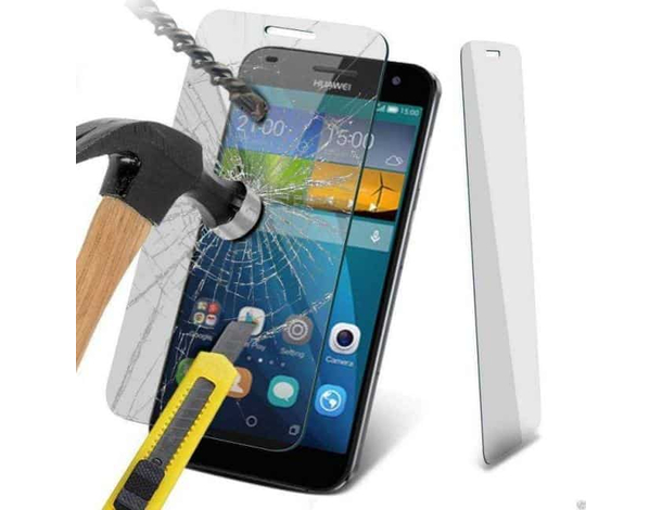 Pellicola Protettiva in Vetro Temperato Anti Bolle per Huawei Ascend G7 5