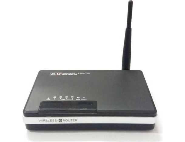 Router Internet Wireless Wi-Fi 4 Ethernet 802.11b/g LAN ADSL WAN UPnP WPA-PSK...