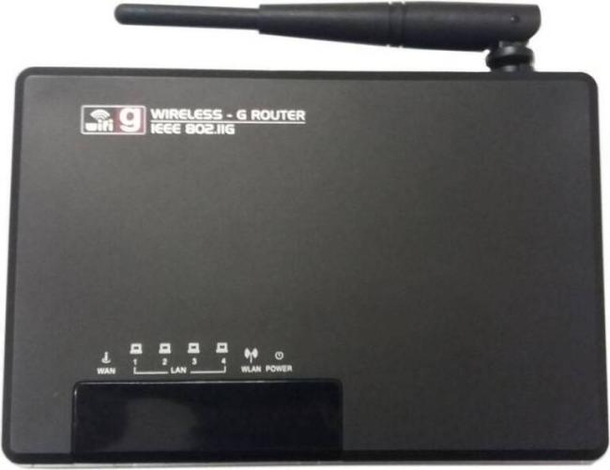 Router Internet Wireless Wi-Fi 4 Ethernet 802.11b/g LAN ADSL WAN UPnP WPA-PSK...