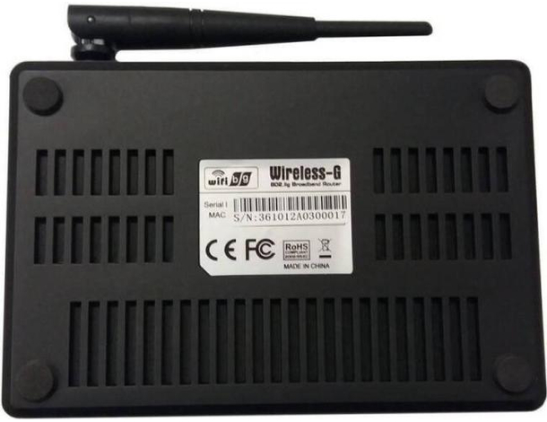 Router Internet Wireless Wi-Fi 4 Ethernet 802.11b/g LAN ADSL WAN UPnP WPA-PSK...