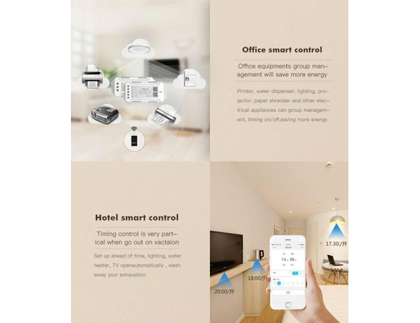 Switch WIFI Smart Controllo Remoto 3 Gang App 4G Elettrodomestici Domotica 4