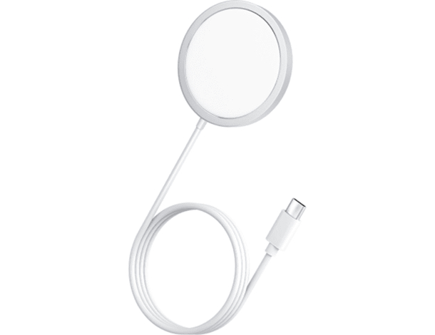 Caricabatterie Magnetico QI Wireless Magsafe Caricatore Universale 15 W Cavo...