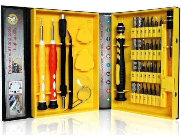 Set Professionale 38 pezzi Precisione Cacciavite Punte Riparazione Elettronica