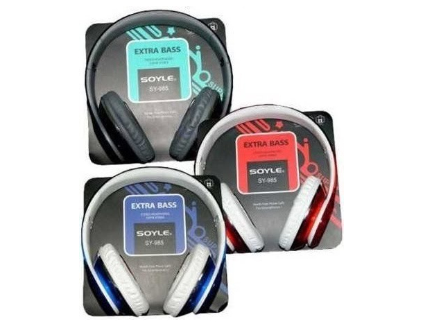 Cuffie SY985 Cavo Removibile Extra Bass Smartphone PC Musica Stereo Radio