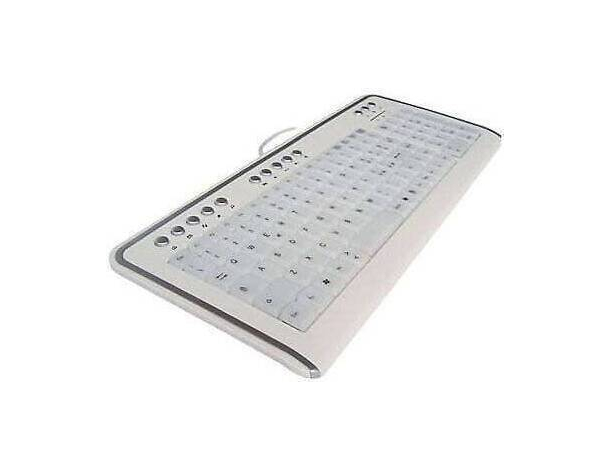 Tastiera Mediacom CX4000 Tasti Illuminati Blu Luce LED PC Monitor USB Hot Key...