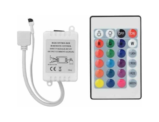Telecomando LED Striscia Controllo Colore Dimmer Flash Strobe Fade Change Unità