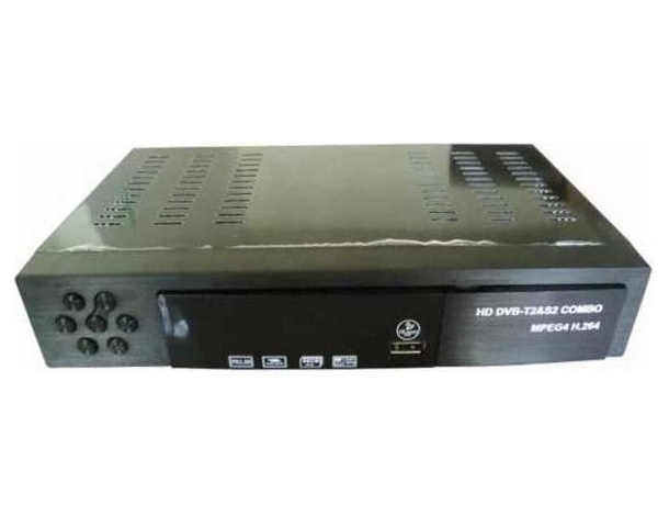Ricevitore TV Digitale Satellitare Terreste Combo DVB T2 S2 HD Scart HDMI 1080p