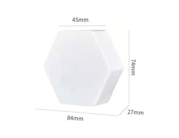 3x Faretti Esagonale RGB Lampada Luce LED Telecomando Controllo Remoto...