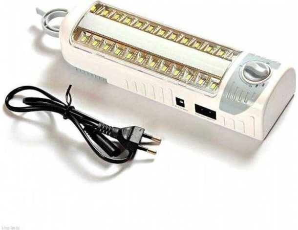 Lampada Ricaricabile Portatile 24 Led DP-7104 Torcia Luce Bianca Fredda 1500mAh