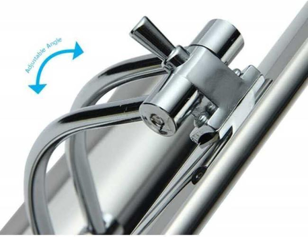 Applique da Parete 27 Led Lampada Cromata Bagno Specchio Muro Luce Calda Casa...