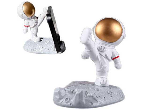 Supporto Porta Cellulare Universale Telefono da Tavolo Scrivania Astronauta