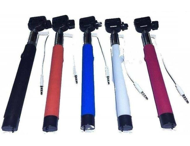 Bastone per Selfie Telescopico Regolabile Morsa Bastone Estensibile Foto Video
