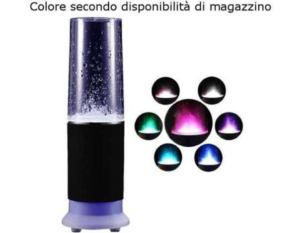 Cassa PC Altoparlante Speaker LED MP3 Cavo AUX Alimentato Giochi d'Acqua Musica