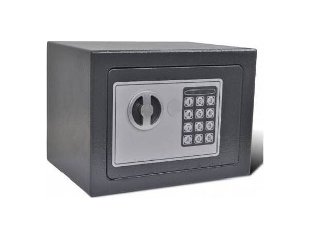 Cassaforte da Incasso con Tastierino Digitale Ferro Doppie Chiavi... Cassaforte da Incasso con Tastierino Digitale Ferro Doppie Chiavi...