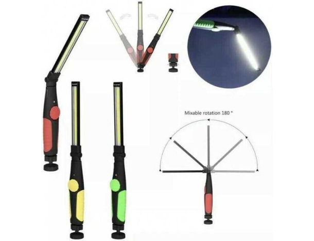 Lampada da Lavoro Portatile a LED con Calamita Luce Bianco Ghiaccio Lavoro 3