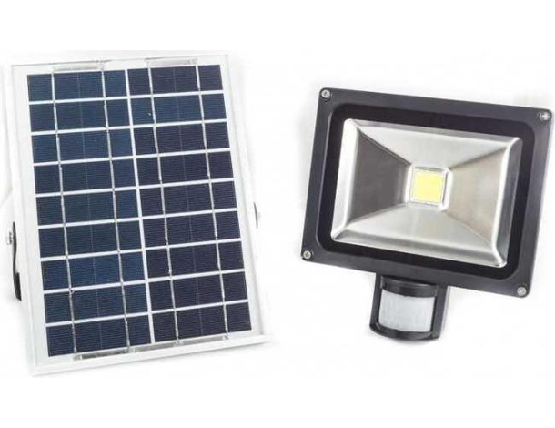 Faretto con Pannello Solare 2w 5v Luce Led Sensore movimento Esterno Giardino