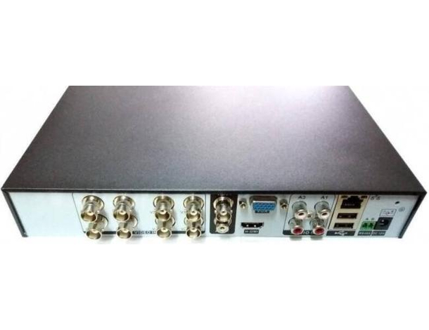 DVR 8 Canali Full HD 1080p Mouse Monitoraggio Sorveglianza Video Sicurezza Casa