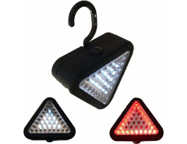 Lampada da Lavoro con Gancio e Magnete 15+24 LED Compatta Riparazioni Emergenza