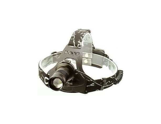 Lampada Frontale da Testa USB Ricaricabile Torcia LED Luce Professionale...