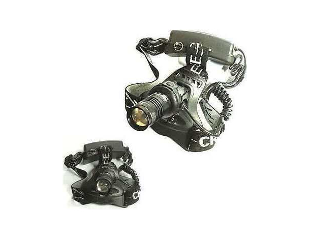 Lampada Frontale da Testa USB Ricaricabile Torcia LED Luce Professionale...