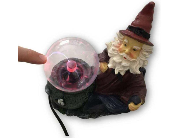 Lampada Sfera Plasma Ball Scariche Elettriche Fulmini Palla Presa 220v Mago...