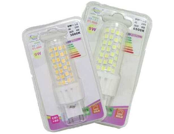 Lampadina LED G9 BTL-98609 9w 3000k Luce Calda Alogena Illuminazione Casa