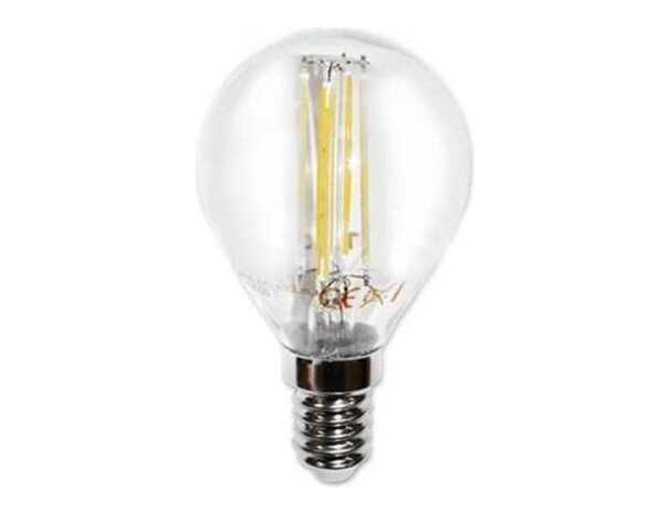 Lampadina LED E14 Luce Bianca 4w Ecologica a Bulbo Bagno Cucina Casa Interno