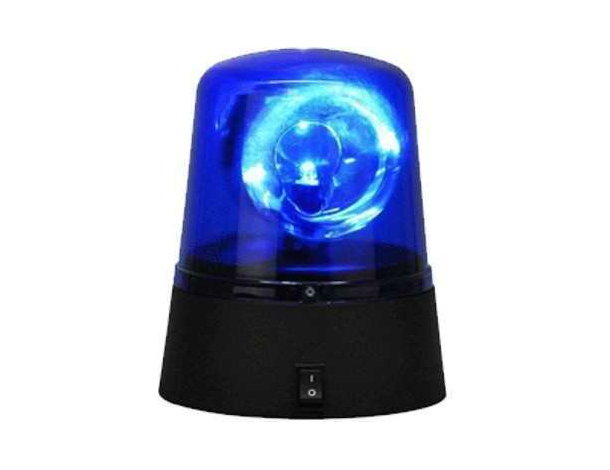 Lampeggiante led polizia festa luce rossa blu party casa psichedelica...