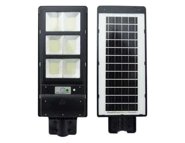 Lampione Stradale a Led 120w Pannello Solare Fotovoltaico con Telecomando...