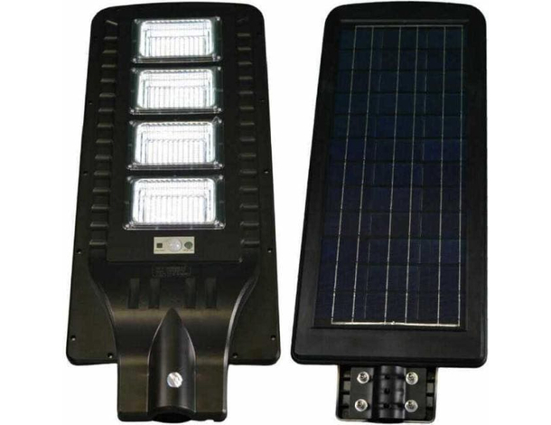 Lampione Stradale a Led 180w Pannello Solare Fotovoltaico Con Staffa e Sensore