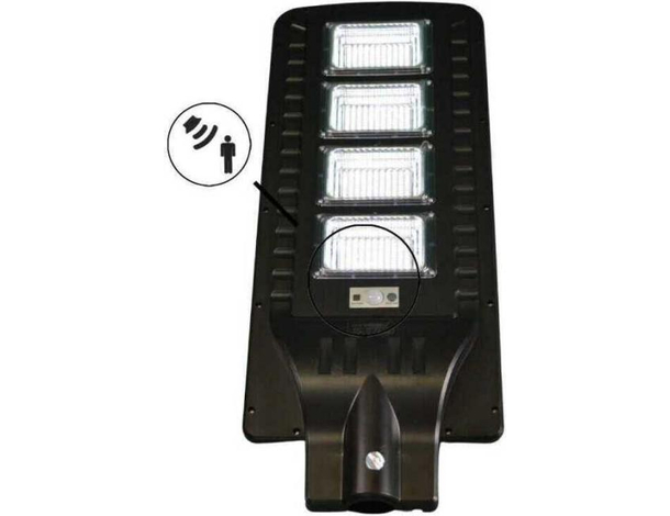 Lampione Stradale a Led 180w Pannello Solare Fotovoltaico Con Staffa e...