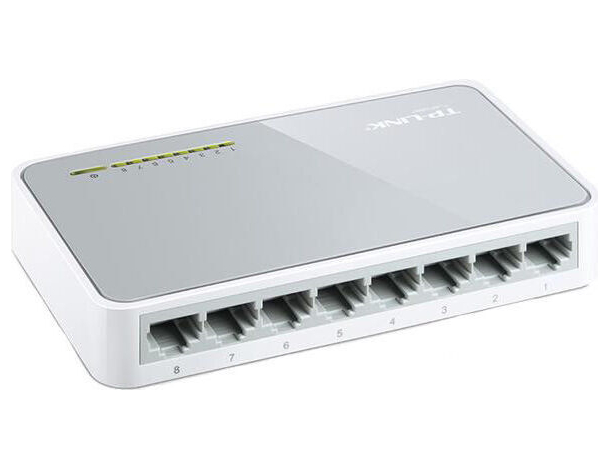 Modem Router Wi-Fi TP-LINK 8 Porte RJ45 Rete Collegamento TL-SF1008D Ufficio...