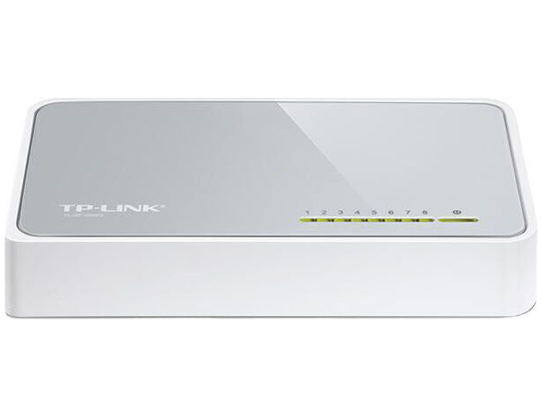 Modem Router Wi-Fi TP-LINK 8 Porte RJ45 Rete Collegamento TL-SF1008D Ufficio...