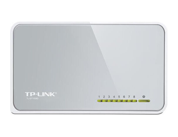 Modem Router Wi-Fi TP-LINK 8 Porte RJ45 Rete Collegamento TL-SF1008D Ufficio...
