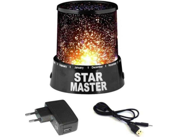 Proiettore di Stelle da Tavolo Led Star Master Effetto Cielo Stellato Bambini