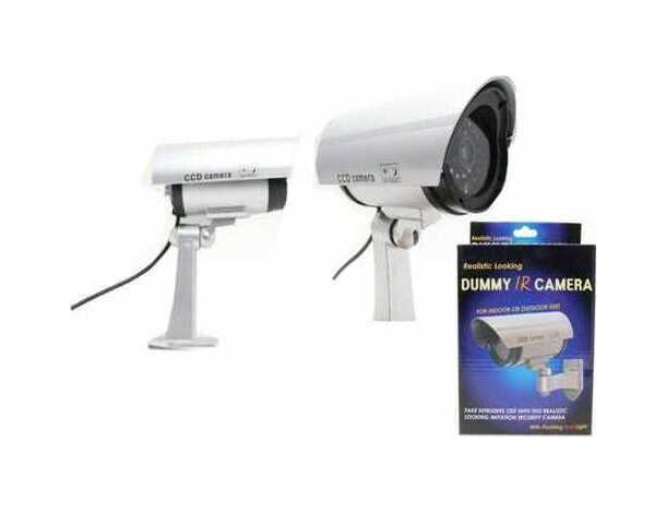 Telecamera Finta ma Realistica Non Operativa Dummy Camera LED Lampeggiante 2 Telecamera Finta ma Realistica Non Operativa Dummy Camera LED Lampeggiante 2