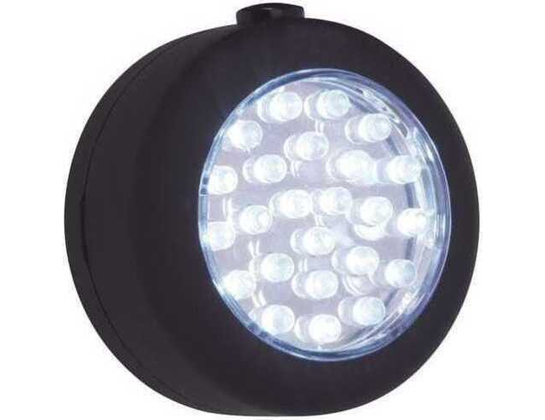 Torcia 15 Led Magnetica Luce Bianca Lampada da Lavoro Garage Officina Gancetto
