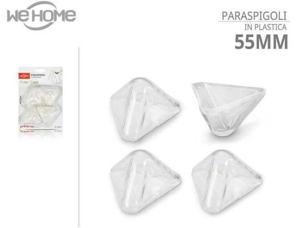12x Paraspigoli Angolari Protezione Bambini Sicurezza Para Colpi Mobili 5.5cm...