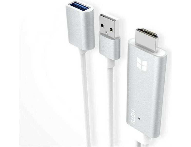 Cavo HDTV Adattatore Video Smartphone Connettore Android Lightning HDMI USB...