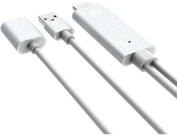 Cavo HDTV Adattatore Video Smartphone Connettore Android Lightning HDMI USB...