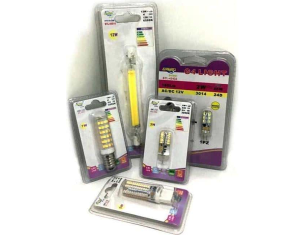 Coppia lampadine led attacco g9 luce calda fredda 3w 5w 9w ricambi lampadina pc