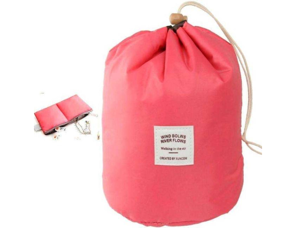 Donna borsa porta cosmetici trucco case da viaggio borsello organizzatore 2