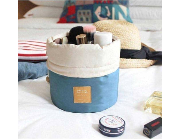 Donna borsa porta cosmetici trucco case da viaggio borsello organizzatore 4