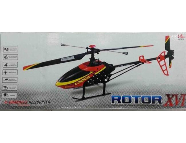 Elicottero Rotor XVI Radiocomandato 4.5 Canali Drone Giroscopio Ricambi Led