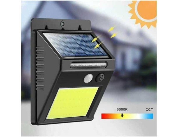 Faretto Esterno 48 Led TE-B0133 con Sensore Movimento 5 metri COB Giardino...