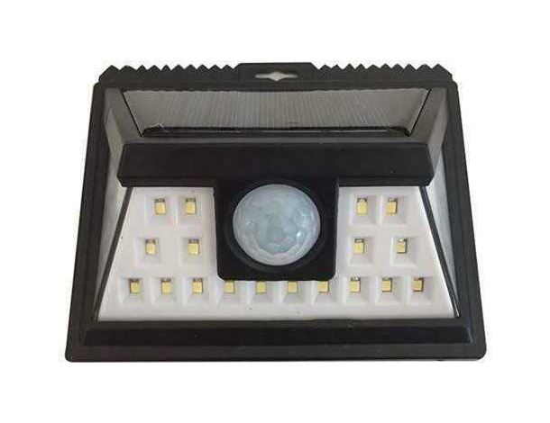 Faro luce faretto esterno energia solare 24 led sensore movimento...