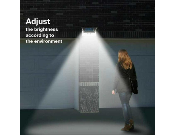 Faro luce faretto esterno energia solare 24 led sensore movimento...