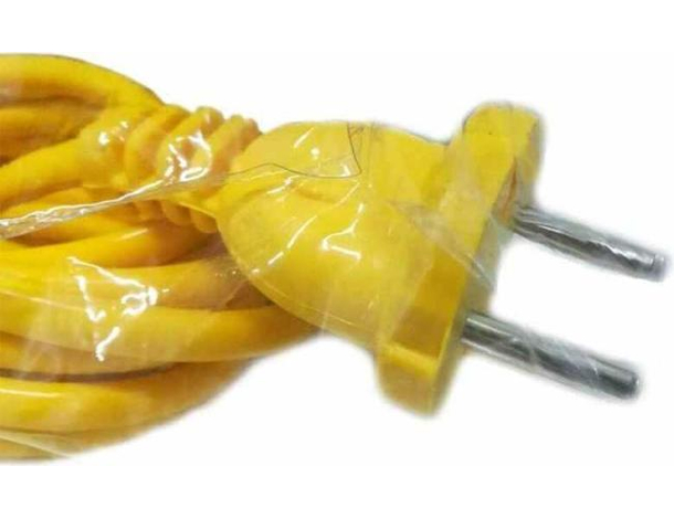 Lampada da lavoro 24 smd led plastica abs gancio cavo 10mt presa schuko 2