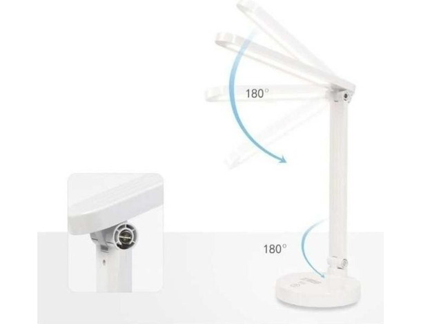 Lampada da Tavolo Scrivania Led Touch Pieghevole USB Lettura 3 Diverse...